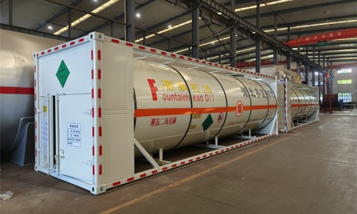 30英尺二氧化碳罐式集装箱 